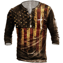 Load image into Gallery viewer, Motorcycle Rally Combat Skull Long Sleeved T Shirt Men's