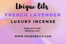 Load image into Gallery viewer, Unique Oils Luxury Incense - French Lavender (pack of 10)