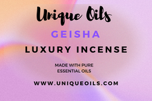 Load image into Gallery viewer, Unique Oils Luxury Incense - Geisha (pack of 10)