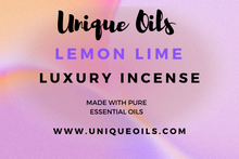 Load image into Gallery viewer, Unique Oils Luxury Incense - Lemon Lime (pack of 10)