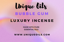 Load image into Gallery viewer, Unique Oils Luxury Incense - Bubble Gum (pack of 10)