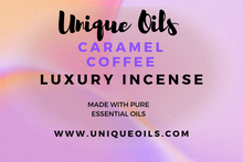 Load image into Gallery viewer, Unique Oils Luxury Incense - Caramel Coffee (pack of 10)