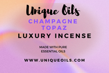 Load image into Gallery viewer, Unique Oils Luxury Incense - Champagne Topaz (pack of 10)