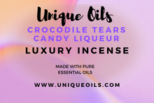 Load image into Gallery viewer, Unique Oils Luxury Incense - Crocodile Tears Candy Liqueur (pack of 10)
