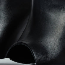 Load image into Gallery viewer, The Cymmer Black Leather Women Sandal