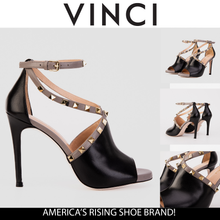 Load image into Gallery viewer, The Ribnica Black Leather Ankle Strap Women Sandal