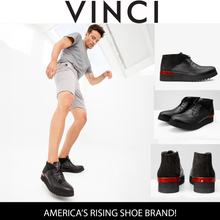 Load image into Gallery viewer, The Kagan Black Wingtip Chukka Men Sneaker Boot