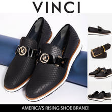Load image into Gallery viewer, The Legacy Black Leather Men Casual Loafer Shoe