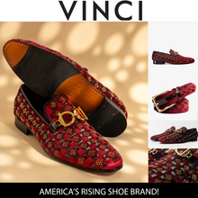 Load image into Gallery viewer, The Vicino Shoe Burgundy Bit Dress Loafer Limited Edition Men Shoe