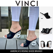 Load image into Gallery viewer, The Cymmer Black Leather Women Sandal