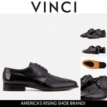 Load image into Gallery viewer, The Arven Black Python Leather Men Shoe