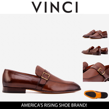Load image into Gallery viewer, The Marquez Tan Baby Buffalo &amp; Deer Leather Loafer Men Shoe