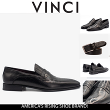 Load image into Gallery viewer, The Bangkok Black Penny Loafer Men Shoe
