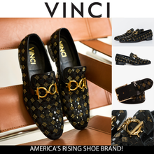 Load image into Gallery viewer, The Vicino Men Shoe Black Bit Dress Loafer