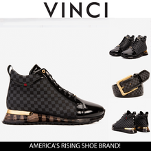 Load image into Gallery viewer, The Monte Carlo Black High-Top Men Sneaker Limited Edition