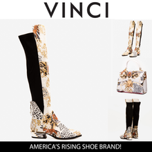 Load image into Gallery viewer, The Perugia Leather Pointy Toe Knee High Women Boot