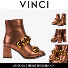 Load image into Gallery viewer, The Eclipse Rose Gold Leather Women Boot