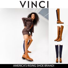 Load image into Gallery viewer, The Tallin Tan Leather Knee High Women Boot