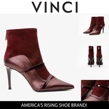 Load image into Gallery viewer, The Manila Burgundy Leather Ankle Women Boot