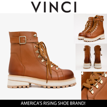 Load image into Gallery viewer, The Belgrano Tan Leather Lace-Up Ankle Women Boot With a Side Zipper