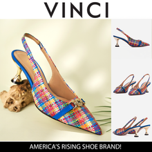 Load image into Gallery viewer, The Zoe Leather Slingback Women Sandal