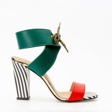 Load image into Gallery viewer, The Bloke Ankle Strap Multicolor Leather Women Sandal