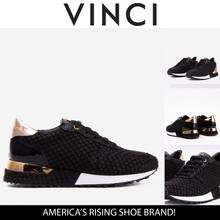 Load image into Gallery viewer, The Scarlet Black Leather Women Sneaker