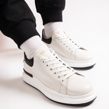 Load image into Gallery viewer, The Linq White Leather Men Sneaker