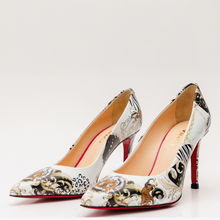 Load image into Gallery viewer, The Perugia White Leather Pump Women Shoe