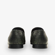 Load image into Gallery viewer, The Bethesda Green Pyhtn Skin Leather Tassel Loafer Men Shoe