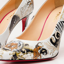 Load image into Gallery viewer, The Perugia White Leather Pump Women Shoe