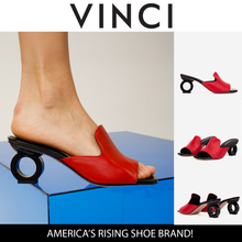 Load image into Gallery viewer, The Tory Red Leather Women Sandal