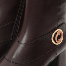 Load image into Gallery viewer, The Windsor Brown Leather Block Heel Women Boot