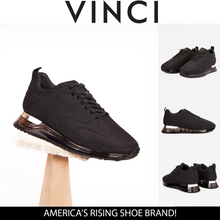 Load image into Gallery viewer, The Lexington Black Men Sneaker