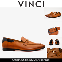 Load image into Gallery viewer, The Maratea Brown Leather shoe Bit Loafer Men Shoe