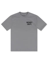 Load image into Gallery viewer, Money Dept. Graphic Tee - Grey/Black