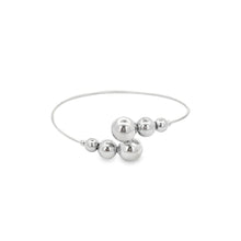 Load image into Gallery viewer, Wrist Cuff Bangle With Gold/Pearls Ball Beads (B2)