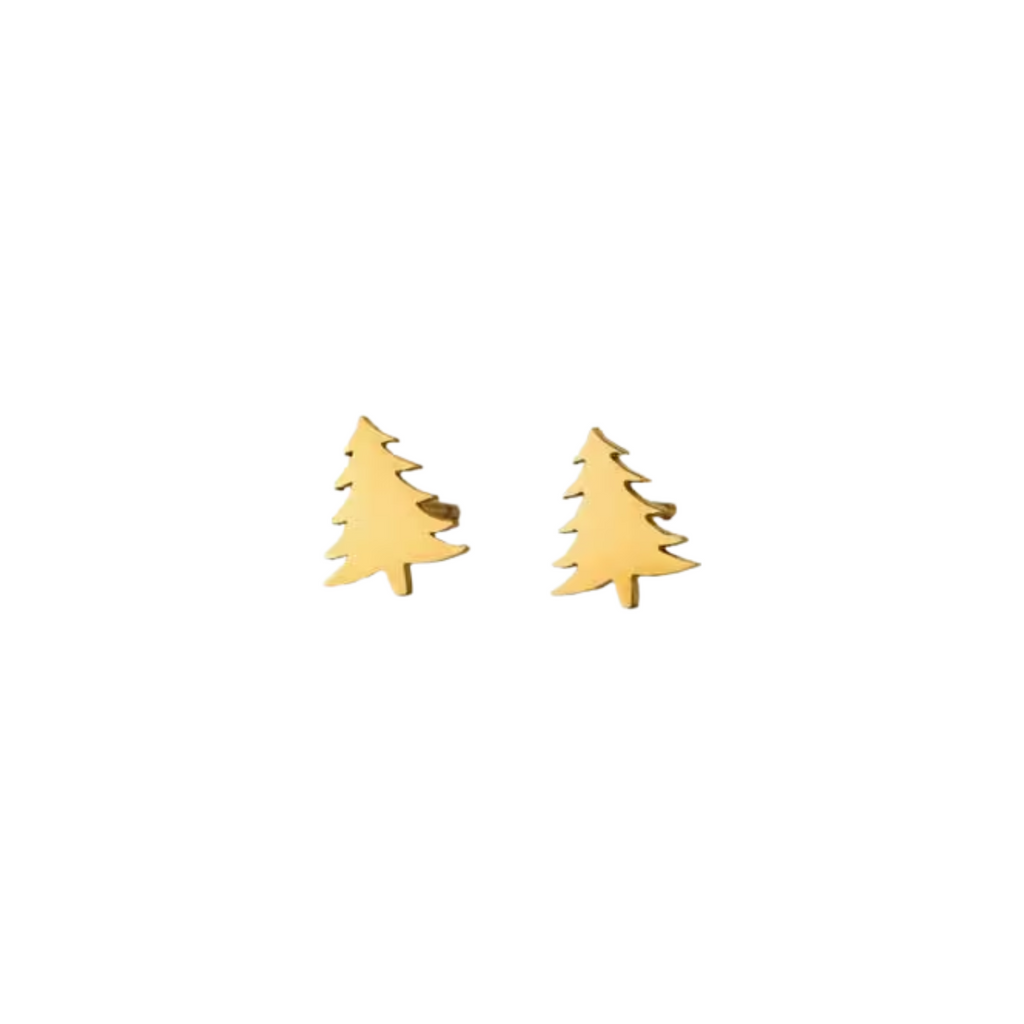 Pine Tree Stud Earrings