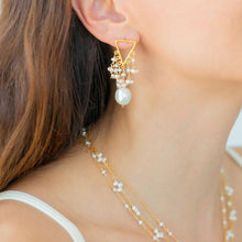 Load image into Gallery viewer, Pearl Fringe Earrings