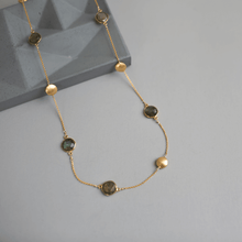 Load image into Gallery viewer, Long Labradorite Layering Chain