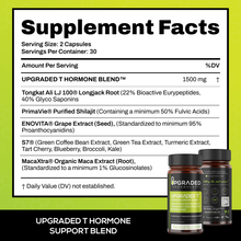Load image into Gallery viewer, Upgraded T: Balance Hormones and Naturally Improve Your Testosterone Safely