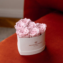 Load image into Gallery viewer, Baby Heart Beige Box | Light Pink Roses