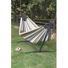 Load image into Gallery viewer, Desert Moon Pattern Cotton Hammock with 9-FT Steel Stand