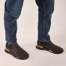 Load image into Gallery viewer, The Panther Black Leather Men Chelsea Boot