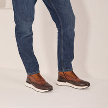 Load image into Gallery viewer, The Regent Brown Leather Wingtip Brogue Men Casual Boot