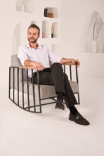 Load image into Gallery viewer, The Monarch Black Leather Men Dress Shoe