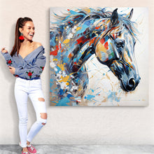 Load image into Gallery viewer, Canvas Print: "Vivid Steed"