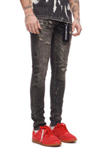 Load image into Gallery viewer, Valabasas Collage Skinny Jean - Grey Vintage Wash