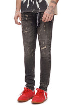 Load image into Gallery viewer, Valabasas Collage Skinny Jean - Grey Vintage Wash
