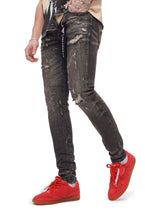 Load image into Gallery viewer, Valabasas Collage Skinny Jean - Grey Vintage Wash